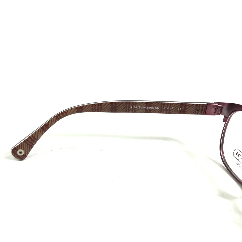 Coach Eyeglasses Frames HC 5039 Ashlyn 9134 Satin Burgundy Cat Eye 51-16-135
